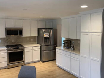 kitchen interior after painting