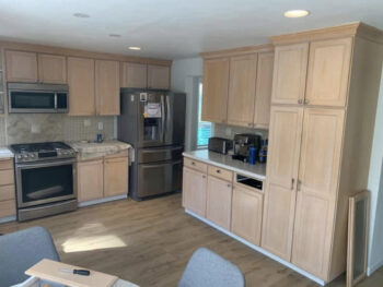 kitchen interior before painting